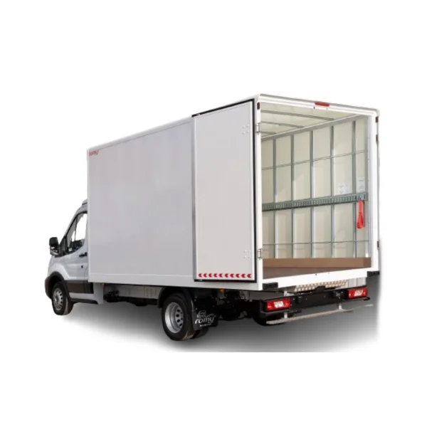 Caja paquetera de poliester, caja paquetera con omegas