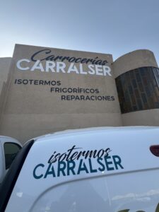 Isotermo en furgoneta eléctrica