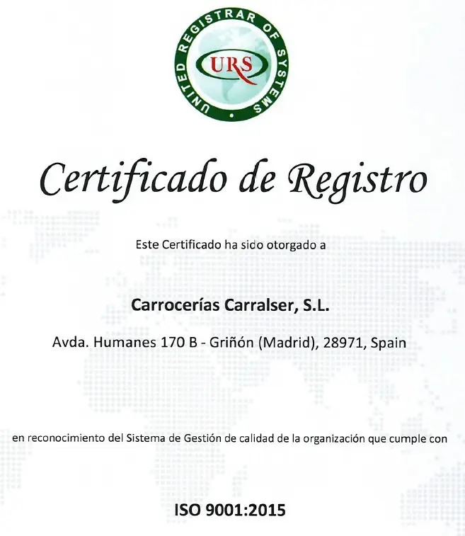 Certificacion ISO 9001